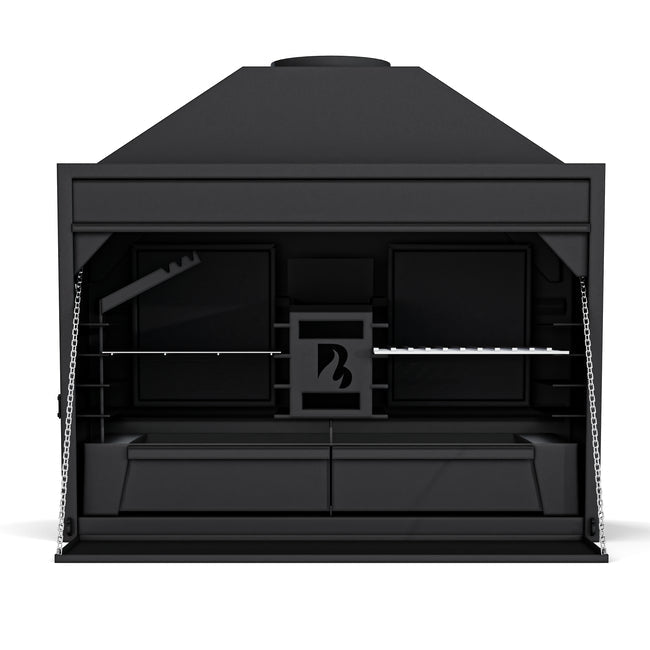 Inbouw braai 120 cm - Braai - Braaihoutshop
