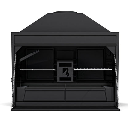 Inbouw braai 120 cm - Braai - Braaihoutshop
