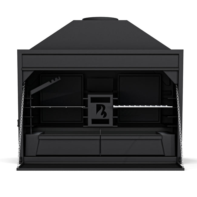 Inbouw braai 120 cm - Braai - Braaihoutshop