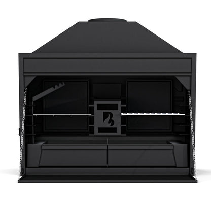 Inbouw braai 120 cm - Braai - Braaihoutshop