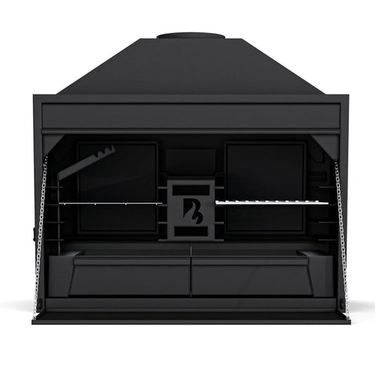 Inbouw braai 120 cm - Braai - Braaihoutshop