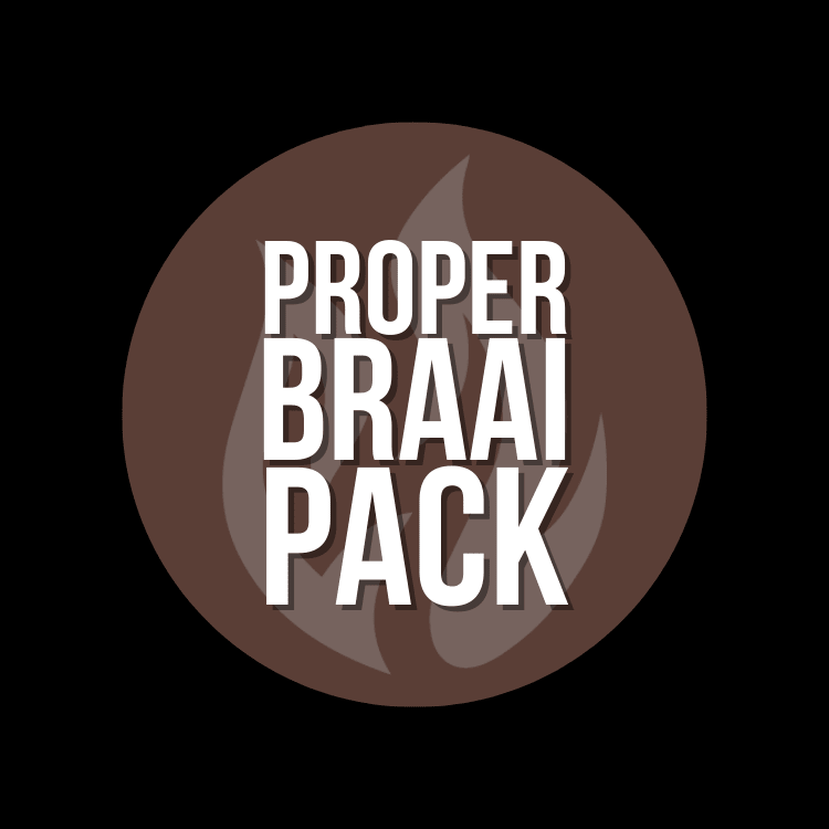 Proper Braai Pack - Mopane - Braaihout - Braaihoutshop