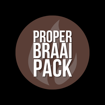 Proper Braai Pack - Mopane - Braaihout - Braaihoutshop