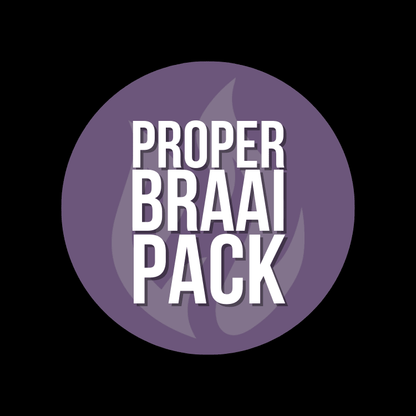Proper Braai Pack - Swarthaak - Braaihout - Braaihoutshop